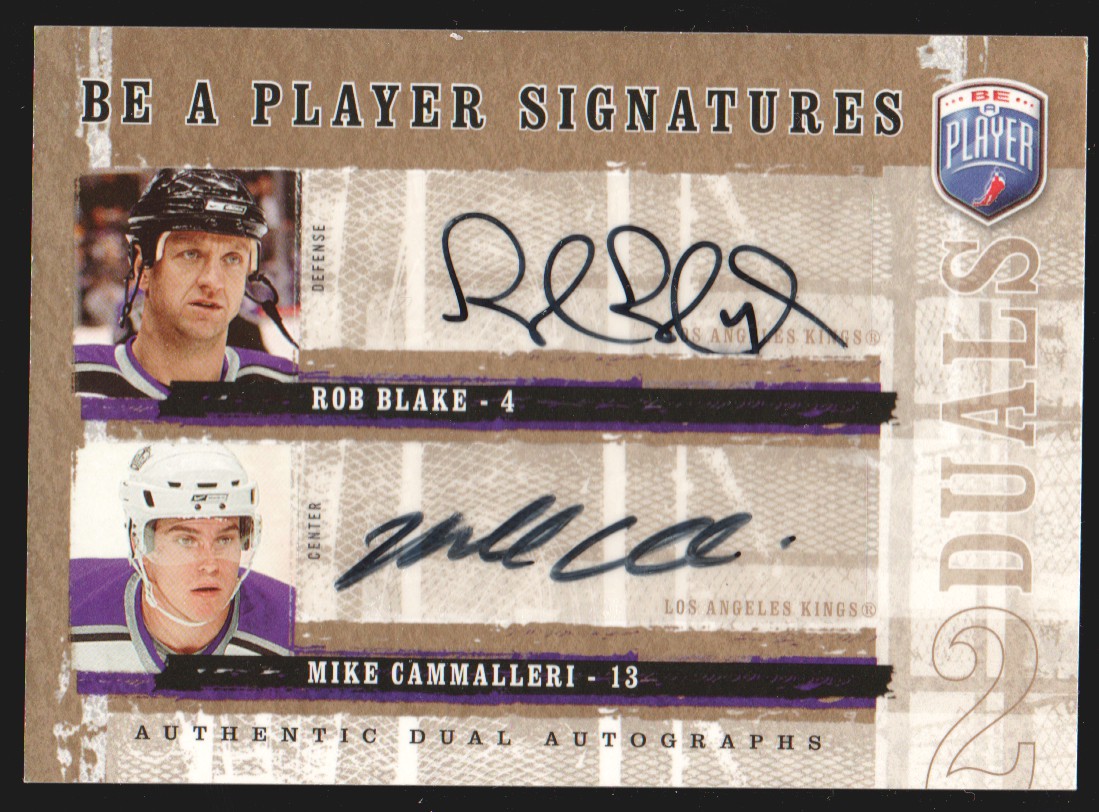 (image for) 2006-07 Be A Player Signatures Duals #DBC Blake/Cammalleri